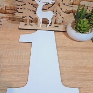 Numere sablon Cifra,, 1'',30 cm