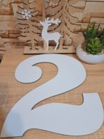 Numere sablon. Mdf ,Cifra,,2,, 30 cm