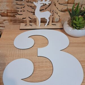 Numere sablon,Cifra,,3,, 30 cm