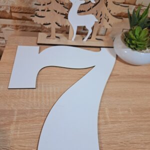 Numere sablon Mdf,Cifra,,7,, 30 cm
