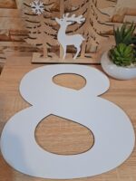 Numere sablon Mdf,Cifra ,,8,, 30 cm