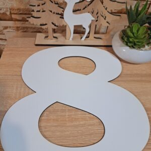 Numere sablon Mdf,Cifra ,,8,, 30 cm