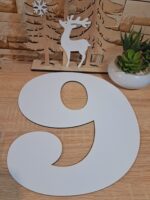 Numere sablon Mdf,Cifra,,9,, 30 cm