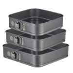 SET 3 TAVI DETASABILE PATRATE 22,24,26 cm×6cm inaltime