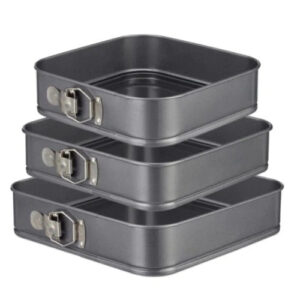 SET 3 TAVI DETASABILE PATRATE 22,24,26 cm×6cm inaltime