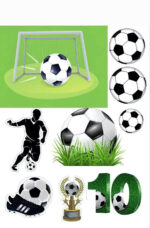 Vafe/Imagini comestibile A4, TEMA FOTBAL