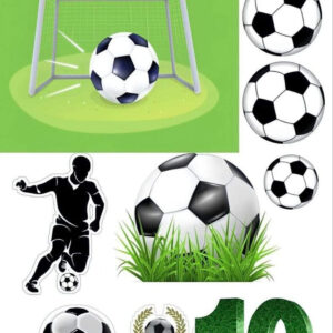 Vafe/Imagini comestibile A4, TEMA FOTBAL