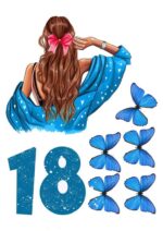 VAFE /IMAGINI COMESTIBILE A4,18,Domnisoara,FLUTURI