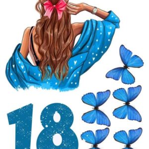 VAFE /IMAGINI COMESTIBILE A4,18,Domnisoara,FLUTURI