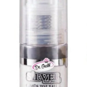 Colorant, sidef cu pulverizator, Argintiu/Silver ,10 grame