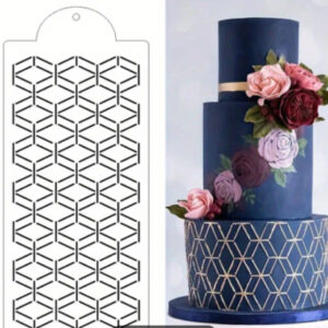 Sablon romb perforat,pentru  decor