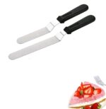Spatule pentru nivelare creme,inox ,2 buc