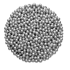 Perle, Argintiu/Silver, 3 mm
