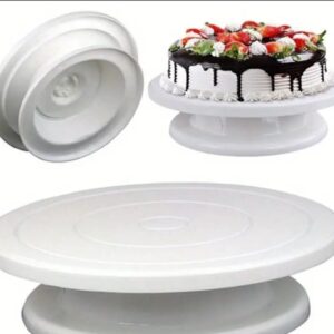 Suport rotativ pentru tort PVC, 28 cm