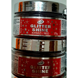 Sclipici,gliter comestibil rosu