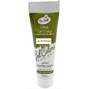 Colorant gel alimentar, 100 grame, verde masliniu