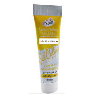 Colorant alimentar gel,  50 grame galben lamaie