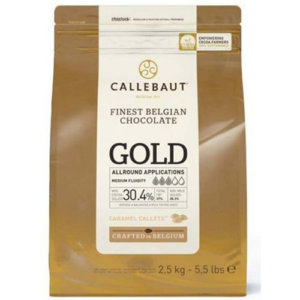 CIOCOLATA  CARAMELIZATA,Gold,Callebaut 2.5 KG