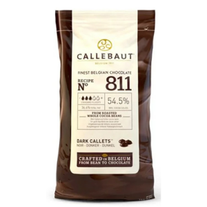 CIOCOLATA BELGIANA NEAGRA CALLEBAUT  811, 54,5%, 2.5 kg