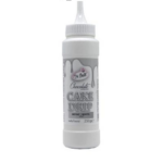 Cake drip, Glazura temperata, Alb perlat, 250 gr