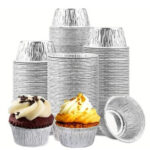 Cupe din aluminiu pentru briose,20 buc
