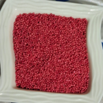 Perle comestibile, Rosu marunt, 1mm