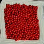 Perle, Rosu, 4 mm