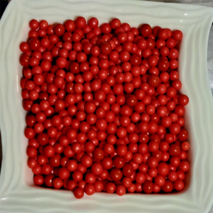 Perle, Rosu, 4 mm