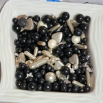 Perle, Mix 0, argintiu negru