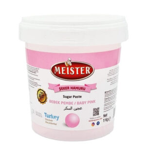 Pasta de zahar, 1 kg,roz deschis, MEISTER