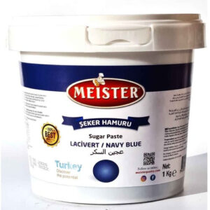 Pasta de zahar, 1 kg, ALBASTRU INCHIS MEISTER
