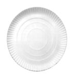 Platouri albe, Bio,  23 cm, 50 BUC