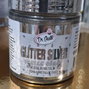 Colorant pudra metalizat SILVER,50 gr, GLITTER