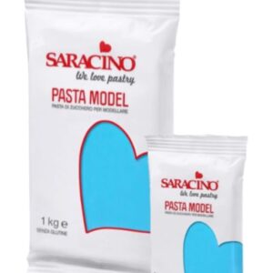 Pasta de zahar Saracino Premium, Albastru deschis 250 gr