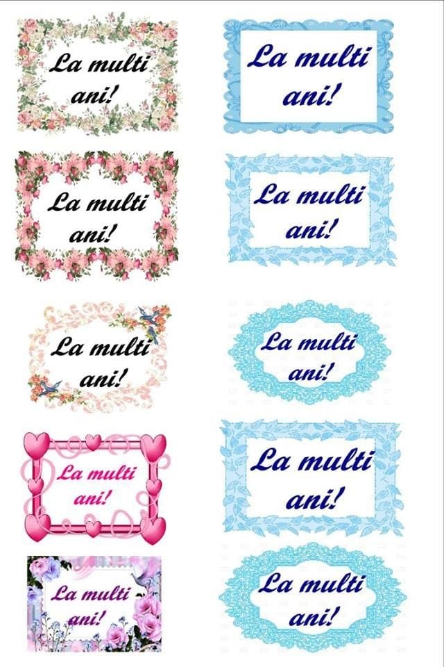 VAFE COMESTIBILE, LA MULTI ANI, NR 1