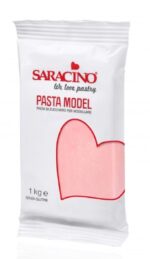 Pasta de zahar Saracino, Roz ,1 kg pink