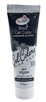 COLORANT GEL, DR GUSTO, 100gr, NEGRU