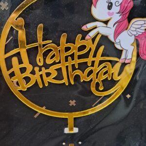 TOPER HAPPY BIRTHDAY ,UNICORN