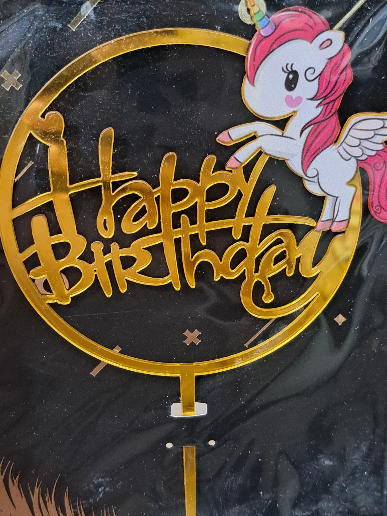 TOPER HAPPY BIRTHDAY ,UNICORN