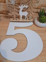 Numere sablon Mdf,Cifra ,,5,, 30cm