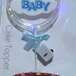 Toper, Baby, Albastru, cu buton led aprindere