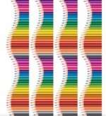 Vafe comestibile, creioane colorate