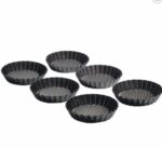 Forma tarta, savarina, inox , 9 cm , 6 buc