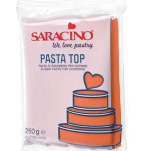Pasta de zahar,Saracino , Top, 250 gr, portocaliu