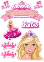 Vafe comestibile, Barbie, nr 1