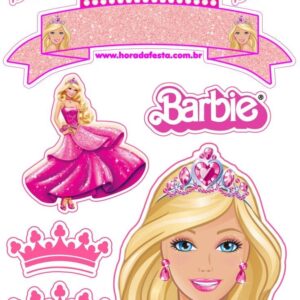 Vafe comestibile, Barbie, nr 1