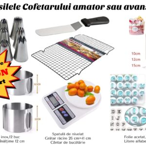 KIT complet, Ustensilele Cofetarului incepator si priceput