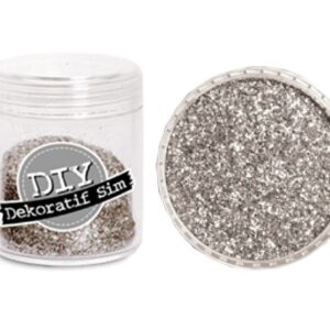 Glitter sclipici , argintiu 10 gr, noncomestibil pentru machete si decor