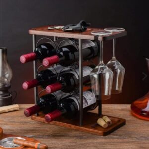 Suport sticle vin ,Rustic