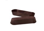Hartie decorativa eclere, maro, 1000 buc, 10,5*6*2,5 cm